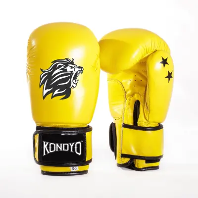KN-20 Professional Boxing Gloves – G Leather Training & Sparring Gloves with PU Mold Padding